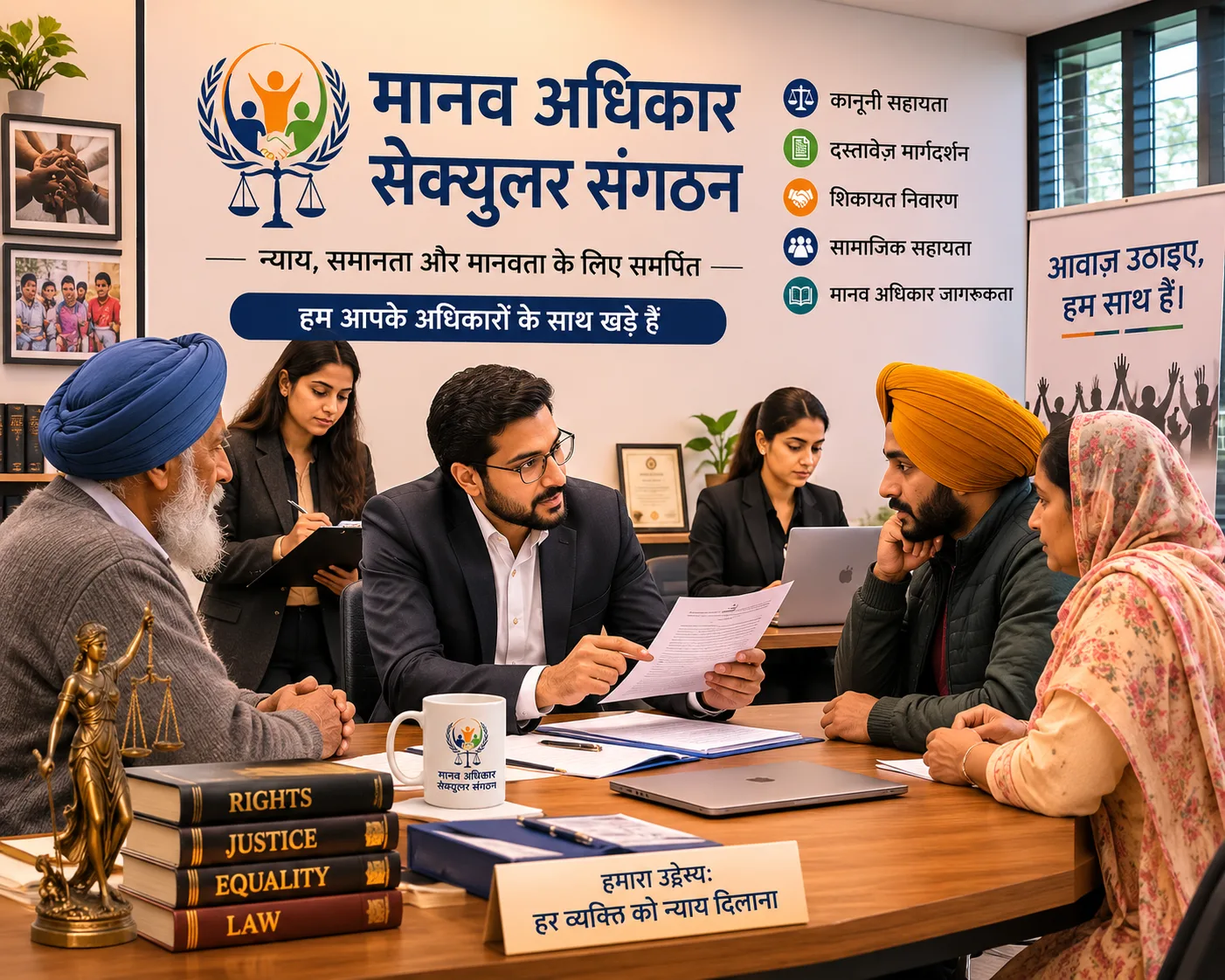 विद्यालय में अधिकार एवं कर्तव्य जागरूकता कार्यक्रम